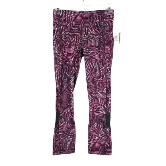 LULULEMON Pace Rival Crop leggings 2016 Seawheeze rare NWT - Picture 1 of 7